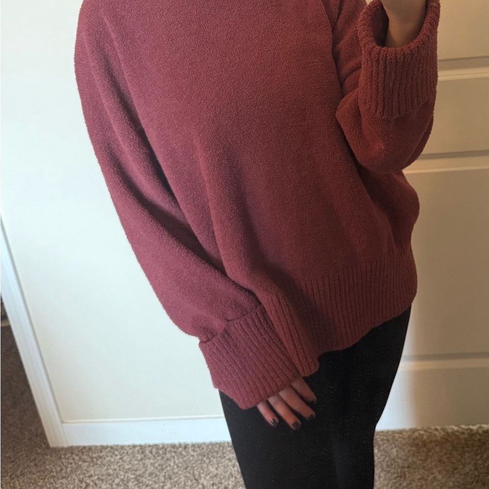 Women's Elegant Knit Sweater - Deep Pink